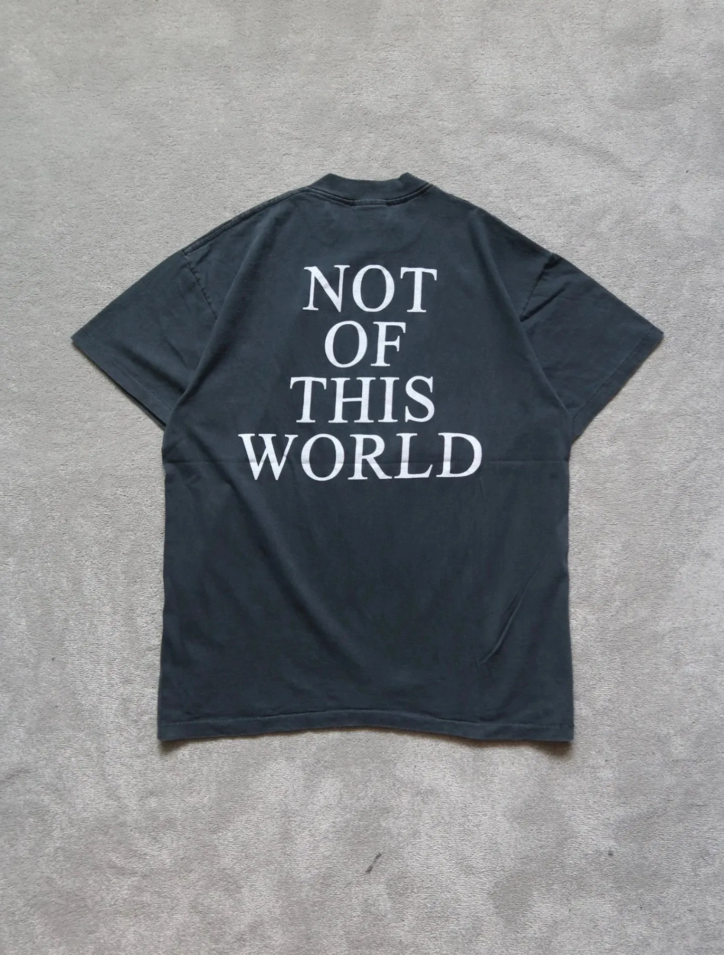Black Graphic Dennis Rodman Not Of This World T-shirt