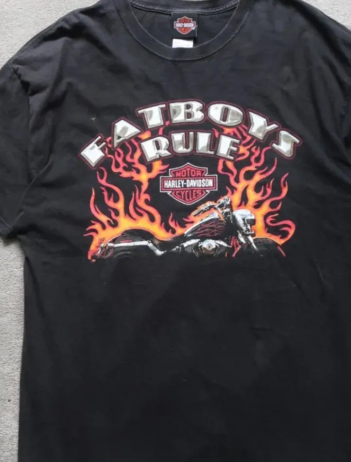 Black Harley-davidson Milwakee T-shirt - XL