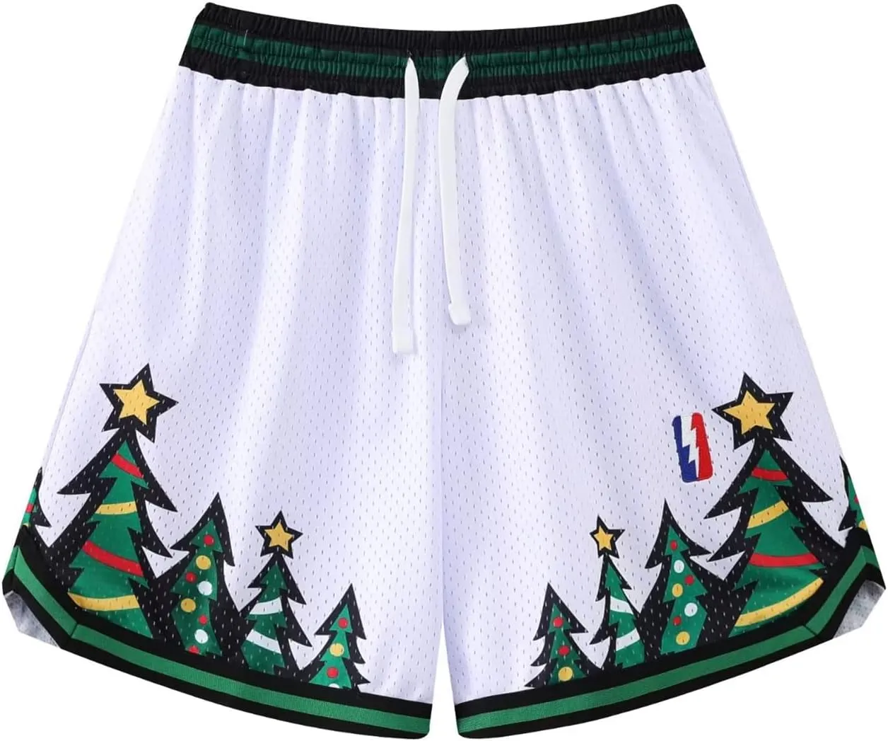 BOOMLEMON Men's Basketball Shorts Gym Training Workout Athletic Shorts Mesh Graphic Print Running Short Pants