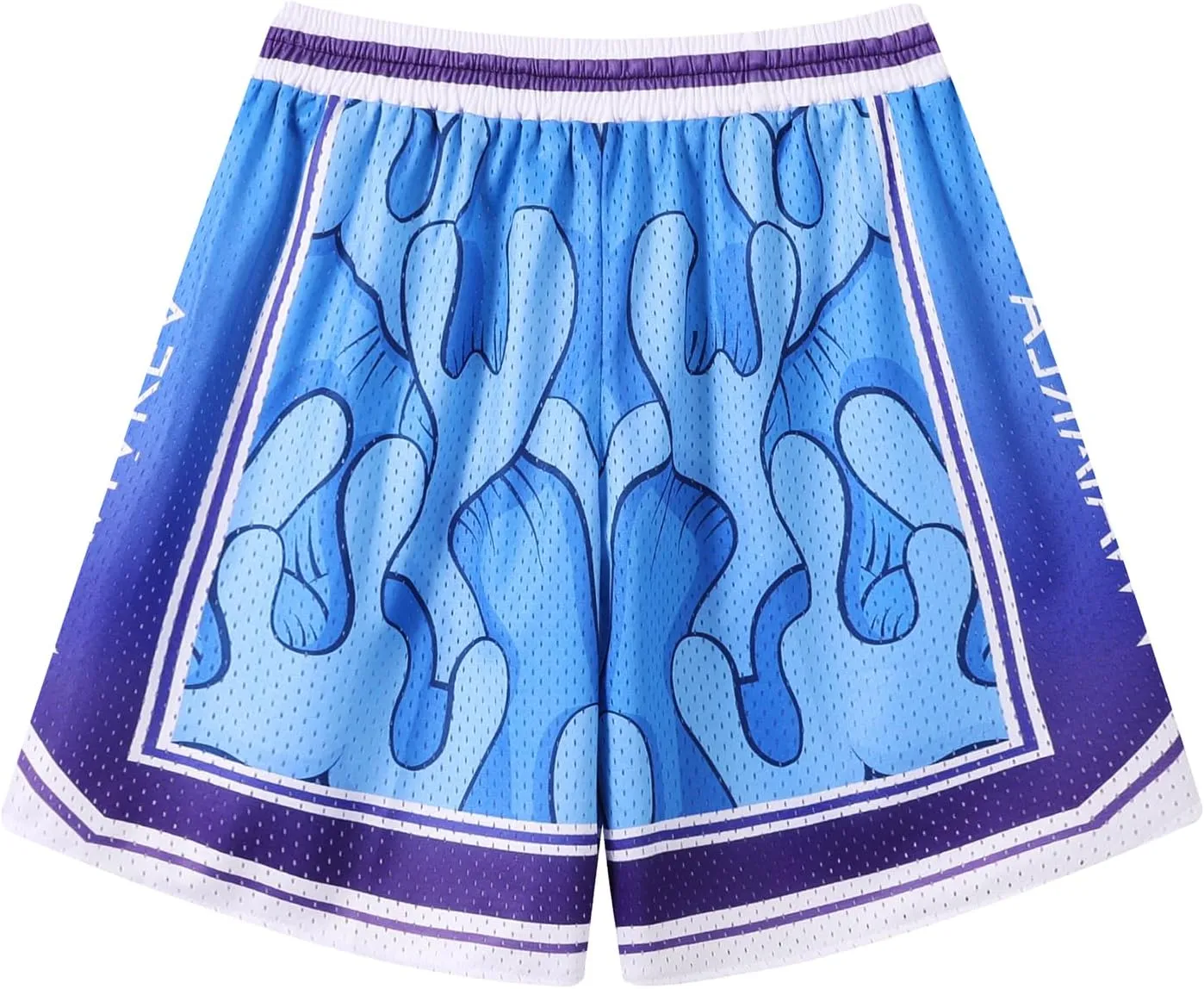 BOOMLEMON Men's Basketball Shorts Gym Training Workout Athletic Shorts Mesh Graphic Print Running Short Pants