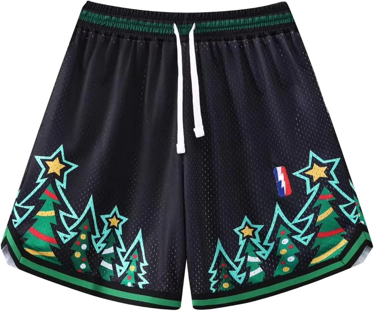 BOOMLEMON Men's Basketball Shorts Gym Training Workout Athletic Shorts Mesh Graphic Print Running Short Pants