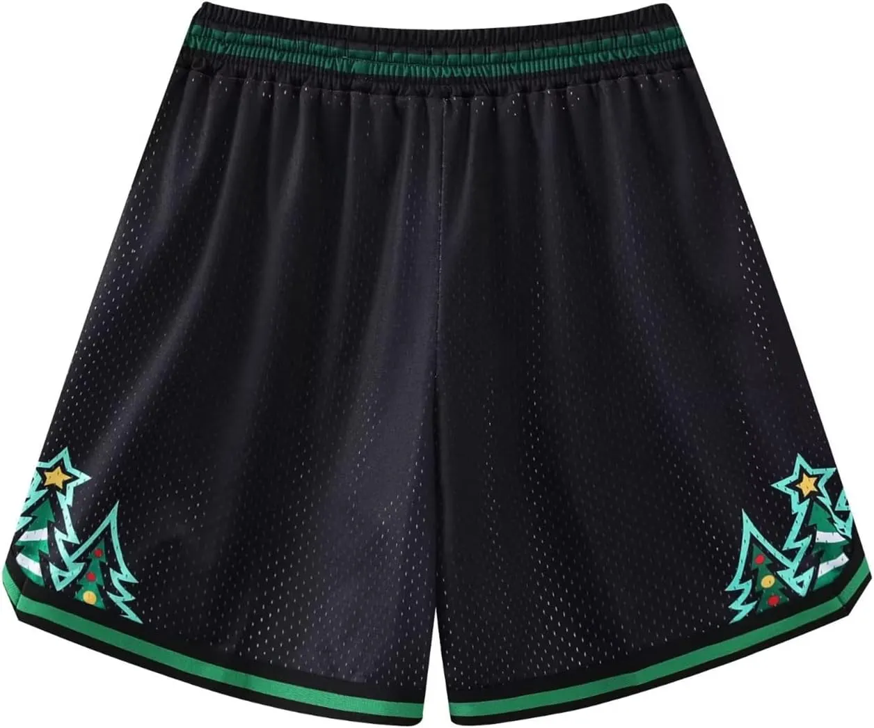 BOOMLEMON Men's Basketball Shorts Gym Training Workout Athletic Shorts Mesh Graphic Print Running Short Pants