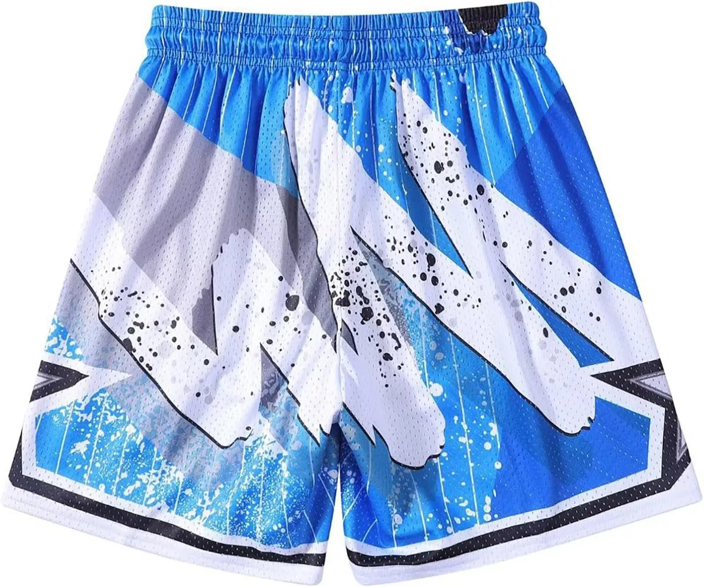 BOOMLEMON Men's Basketball Shorts Gym Training Workout Athletic Shorts Mesh Graphic Print Running Short Pants