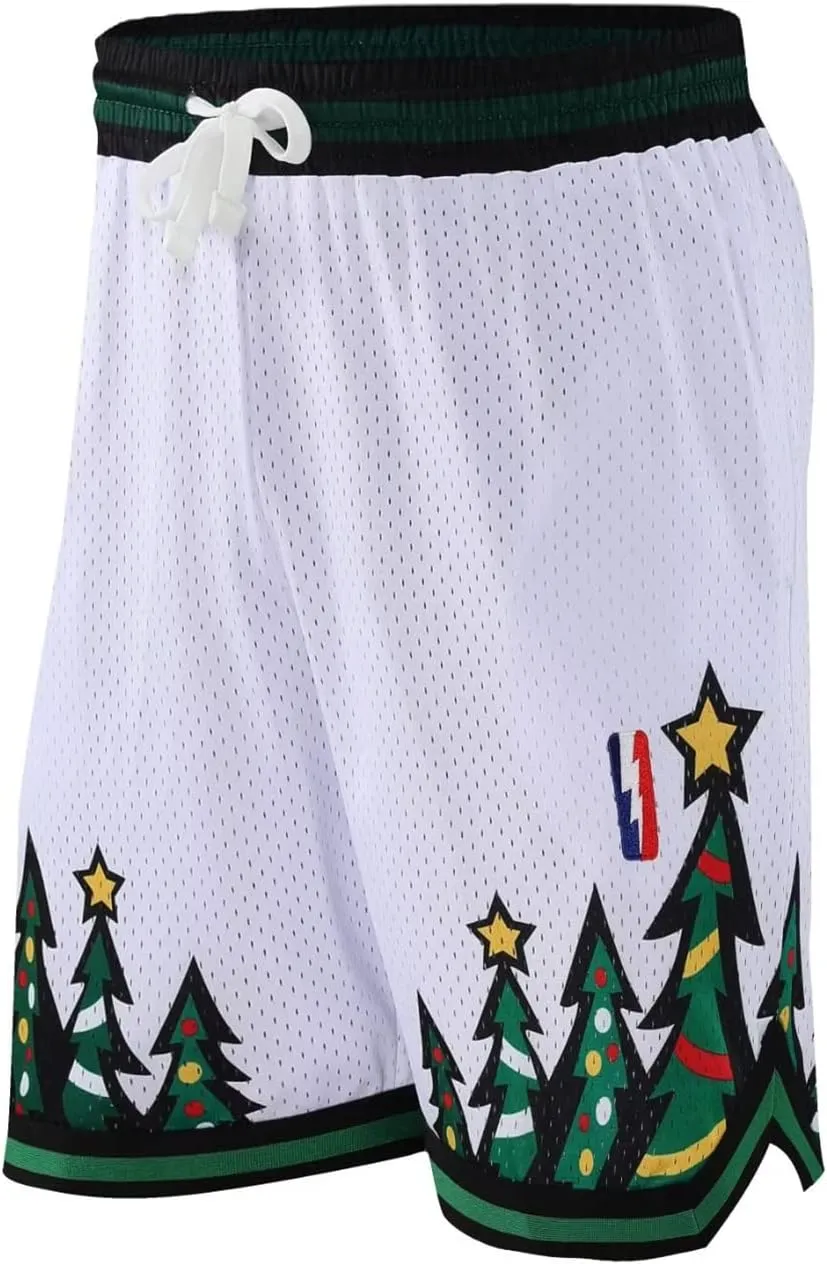 BOOMLEMON Men's Basketball Shorts Gym Training Workout Athletic Shorts Mesh Graphic Print Running Short Pants