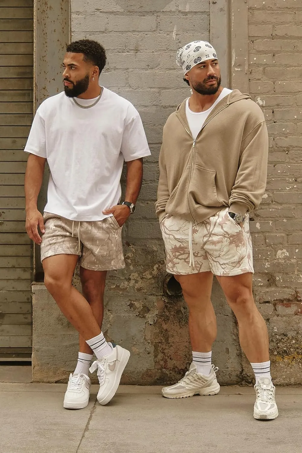 BOOMLEMON Mens Mesh Graphic Print Shorts Fashion Designer Workout Shorts Retro Casual Cool Streetwear Short Pants