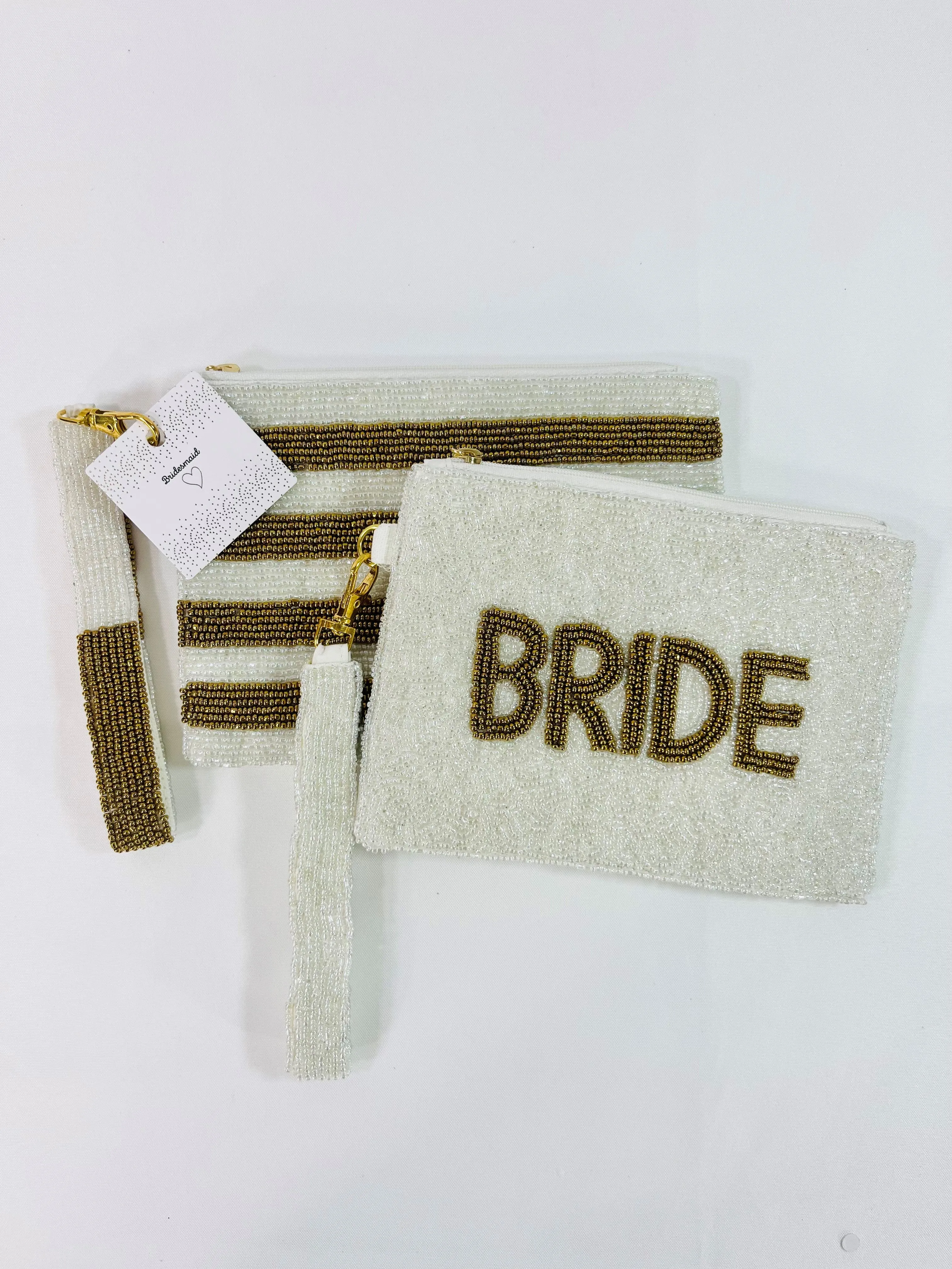 Bride & Bridesmaid Beaded Coin Pouch