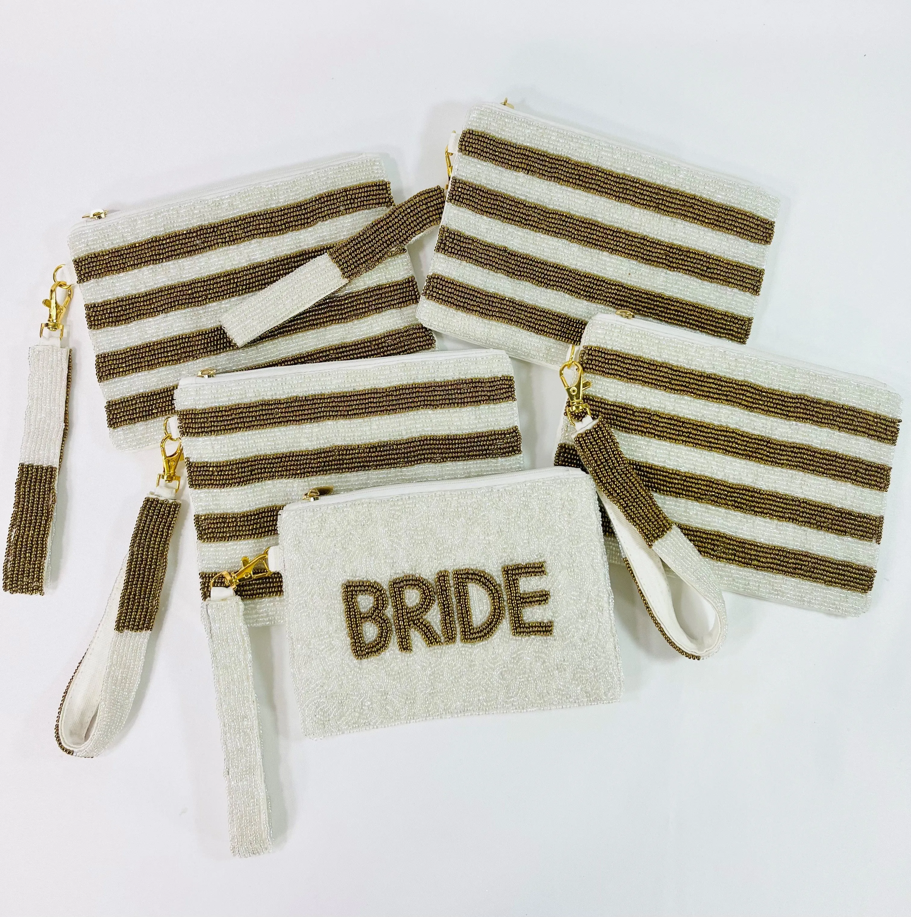 Bride & Bridesmaid Beaded Coin Pouch