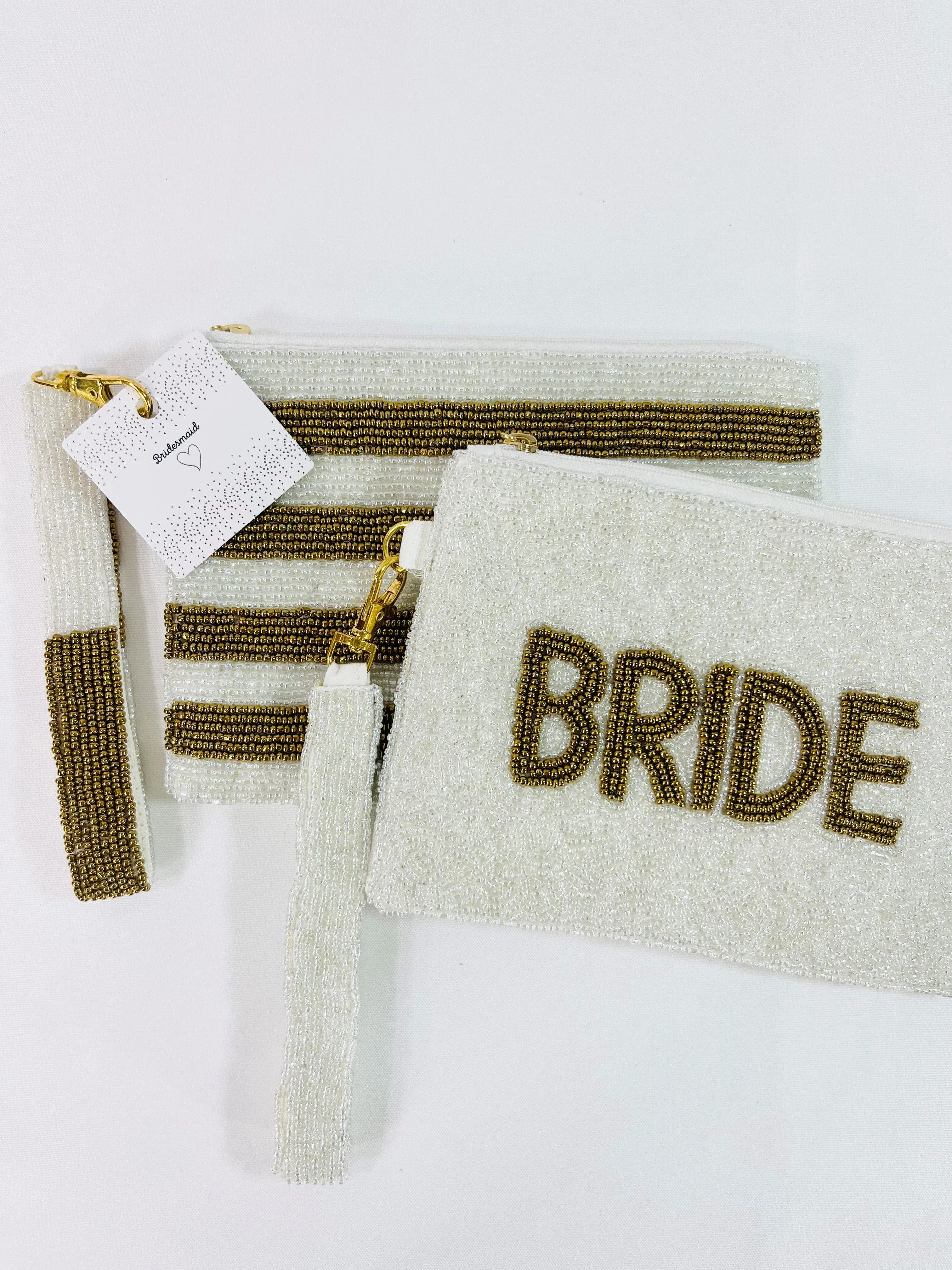 Bride & Bridesmaid Beaded Coin Pouch