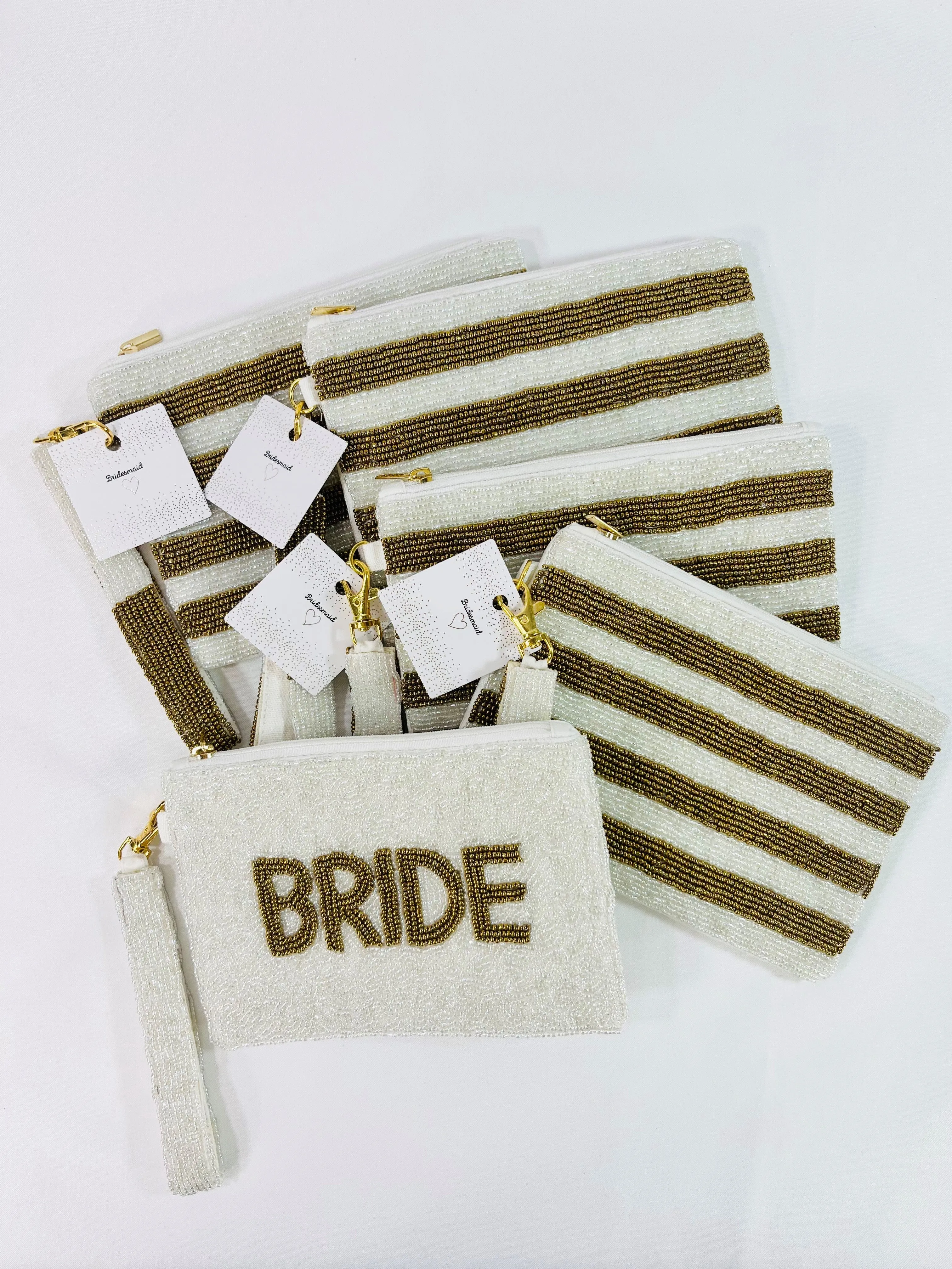 Bride & Bridesmaid Beaded Coin Pouch