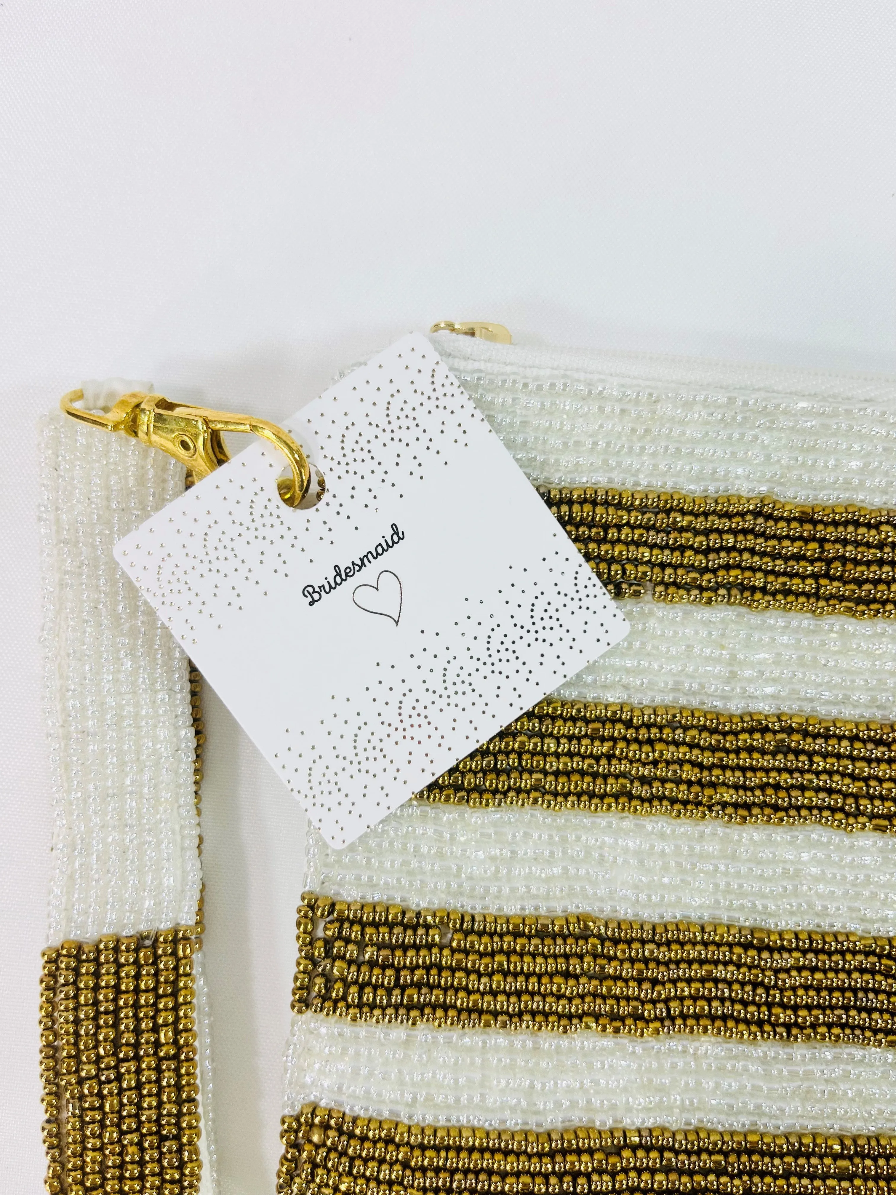 Bride & Bridesmaid Beaded Coin Pouch