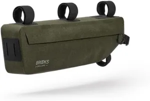 Brooks England Scape Frame Bag, Cycling and Gravel Bag, Mud Green, One Size