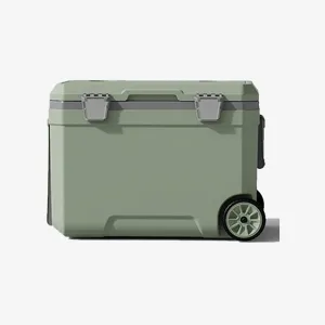 Car Camping Coolers for Seat Leon, Waterproof Portable Cooler, Leak Proof Picnic Insulated Bag, Ultra-Light Premium Ice Chest Box,A-Green-45L