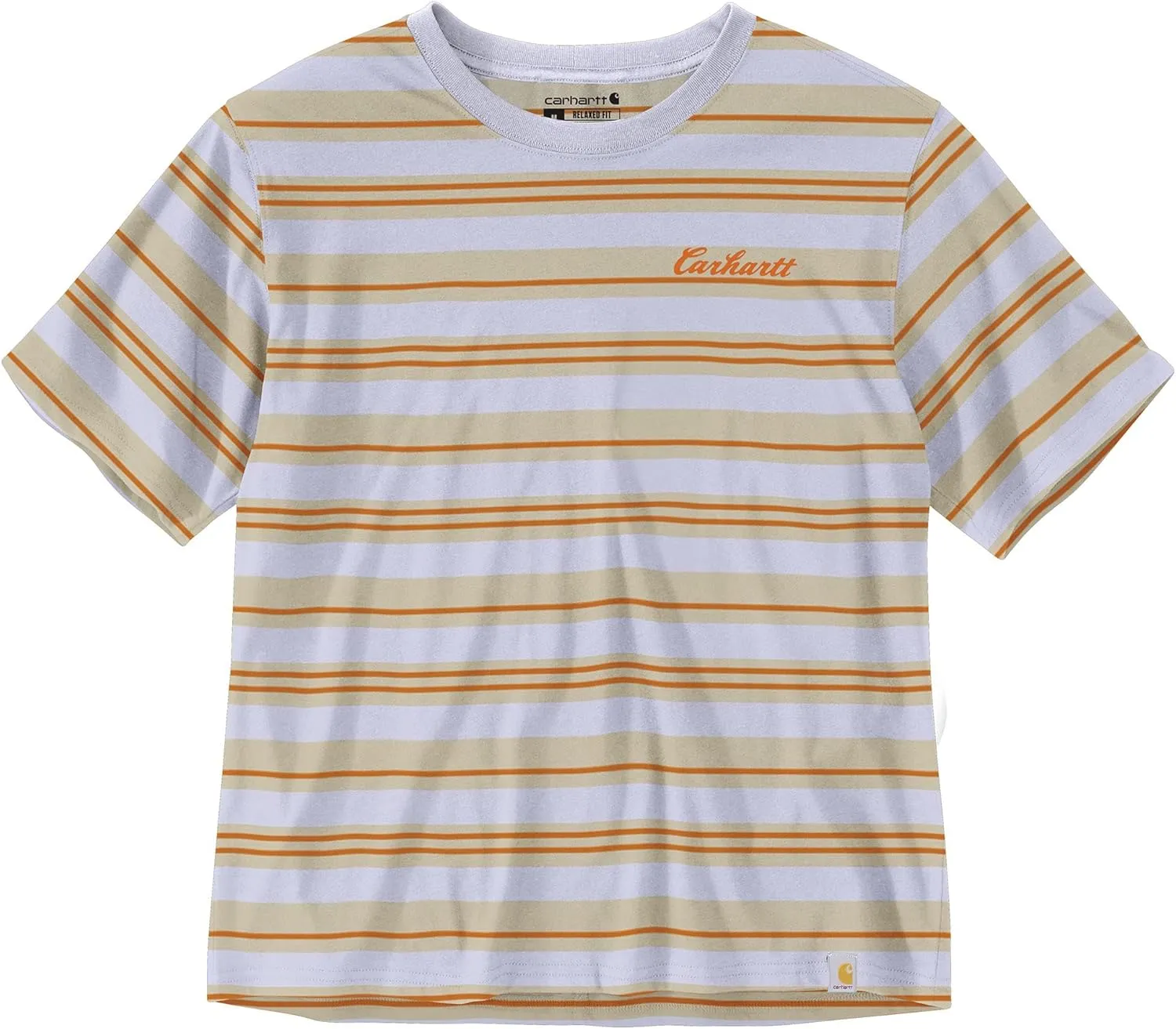 Carhartt Women's Tencel Fiber Series Loose Fit Short-Sleeve Striped T-Shirt