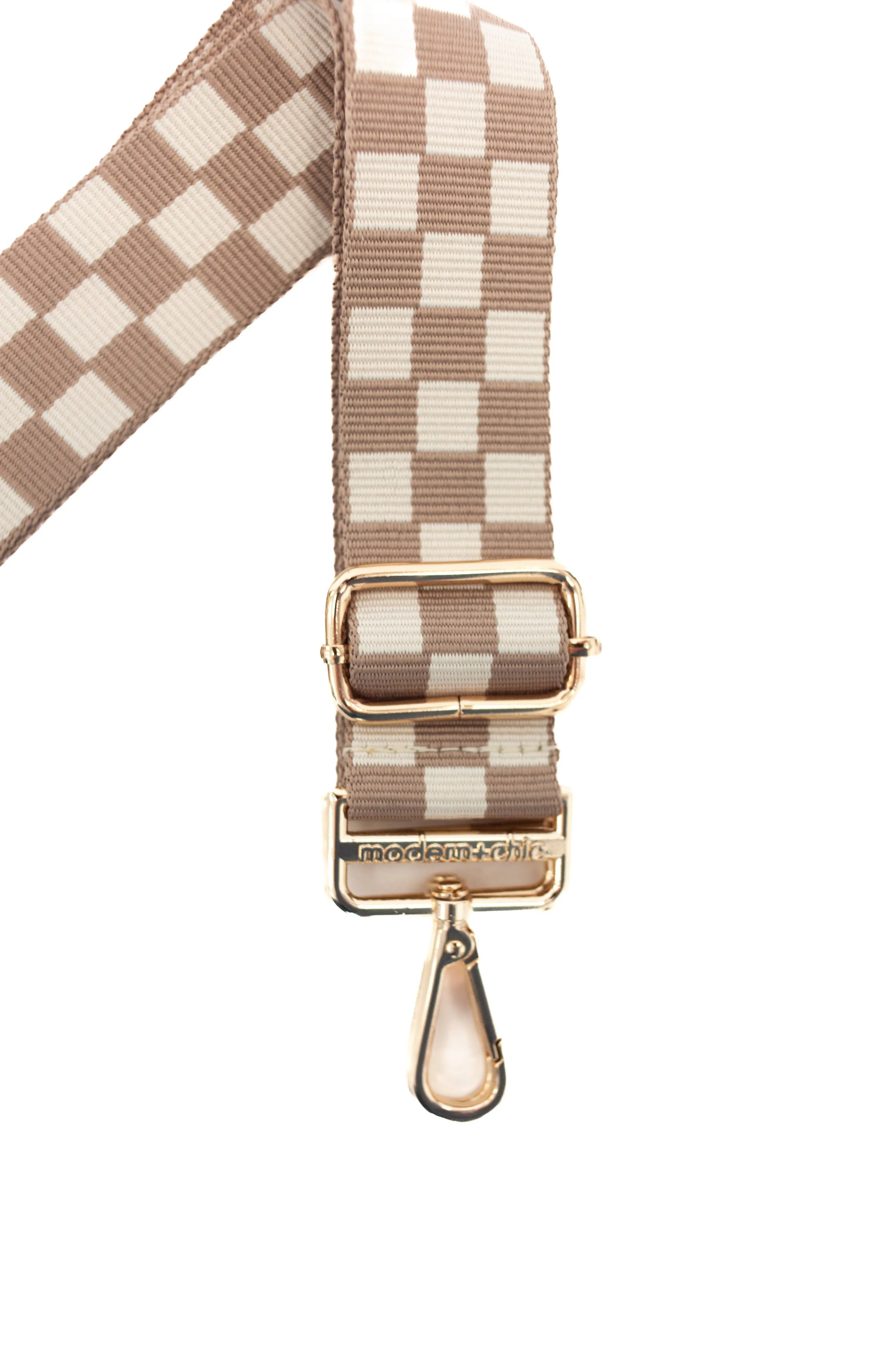 Checkered Adjustable Bag Strap