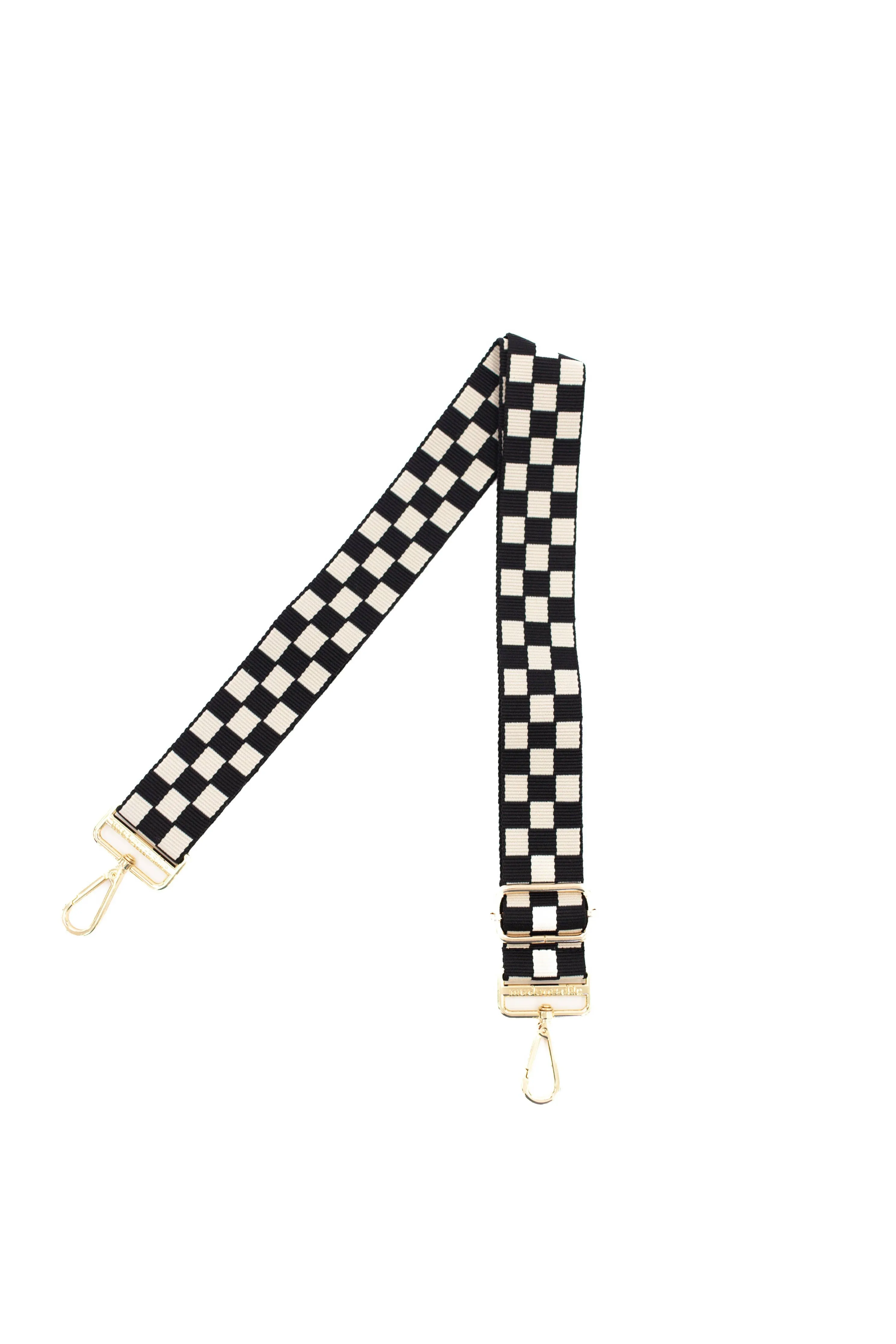 Checkered Adjustable Bag Strap