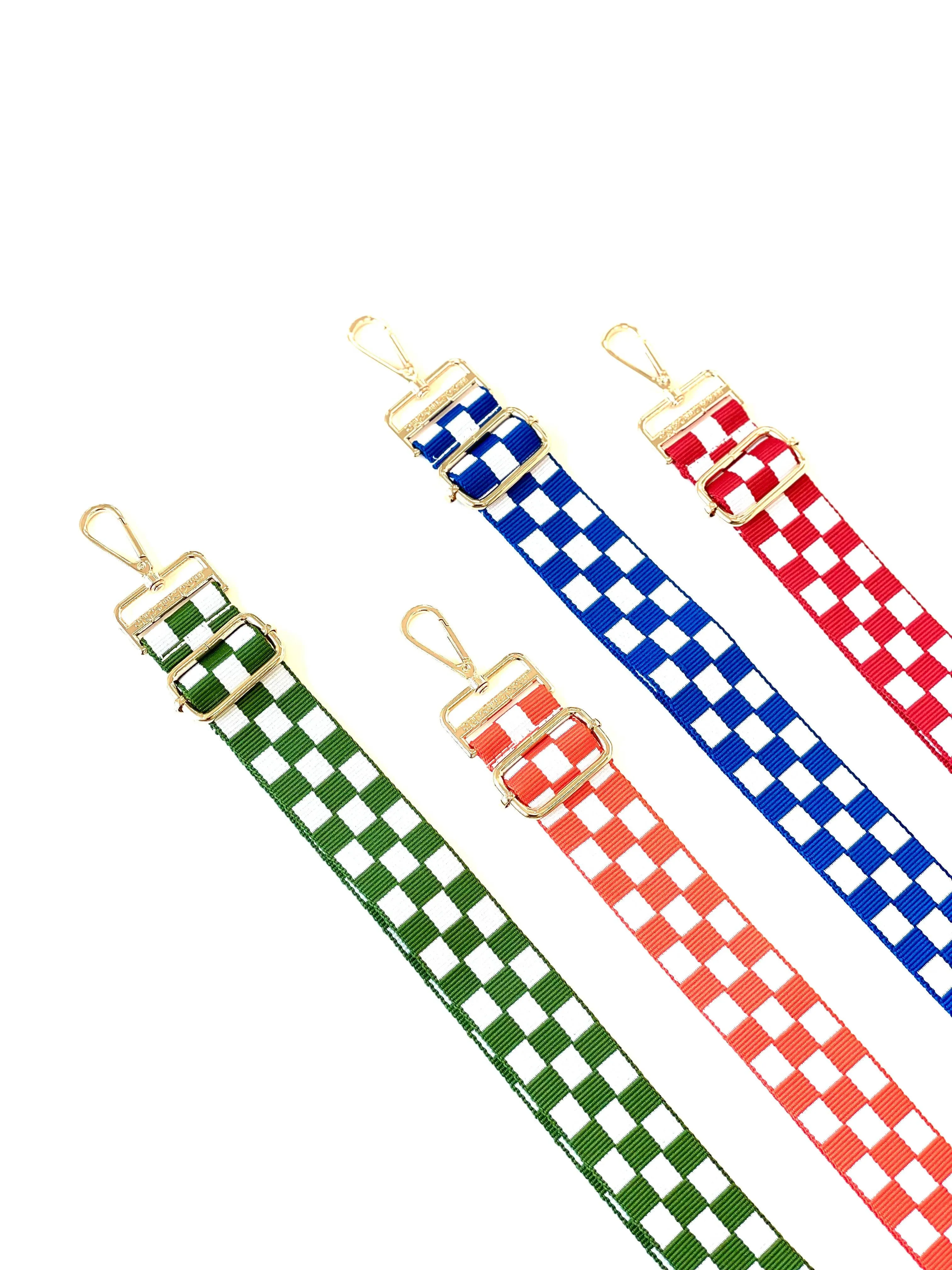 Checkered Adjustable Bag Strap