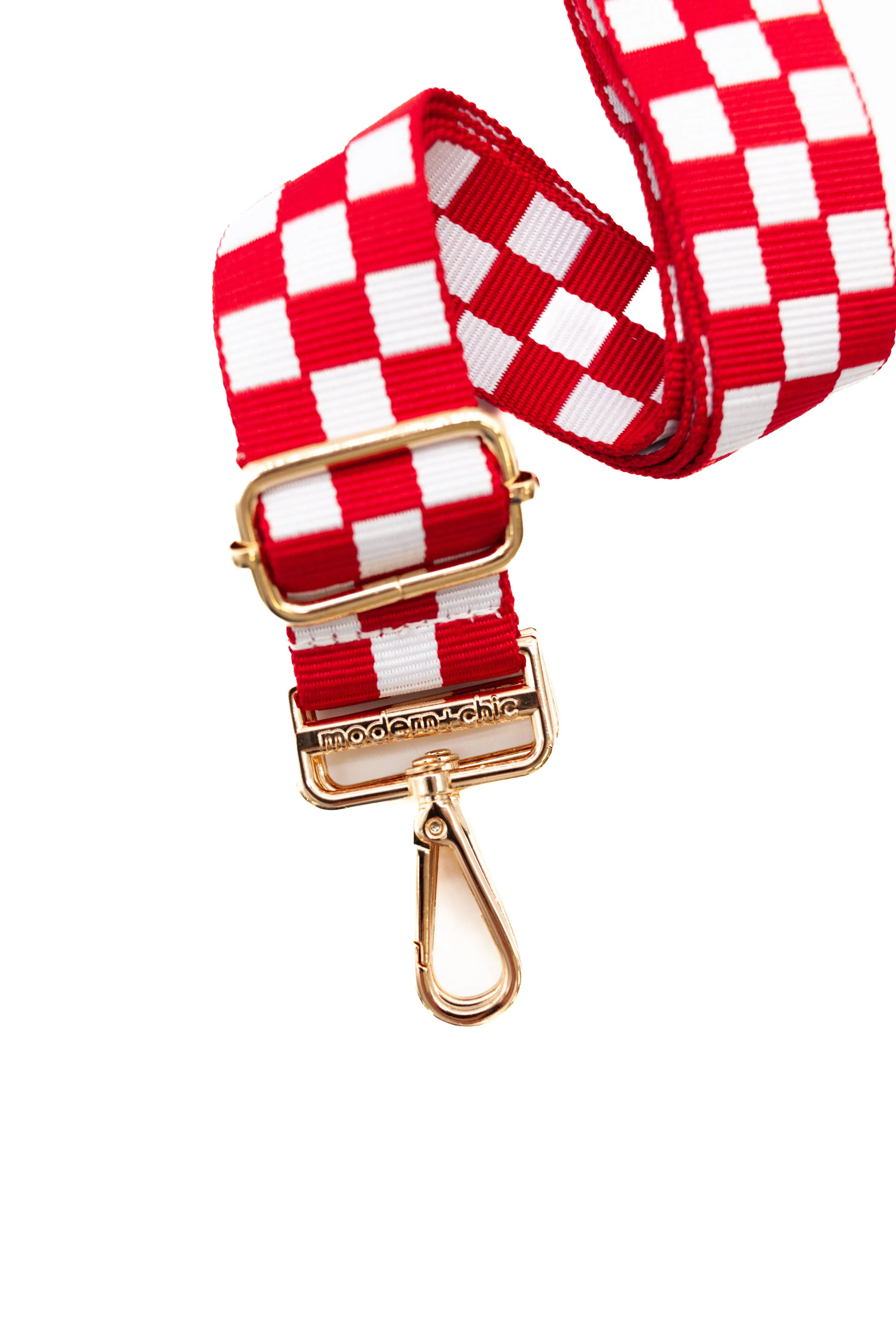 Checkered Adjustable Bag Strap