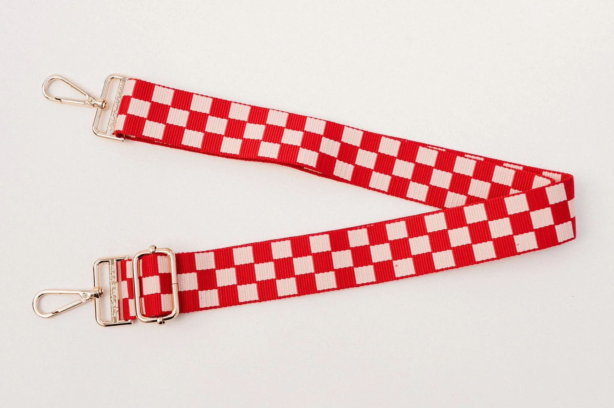 Checkered Adjustable Bag Strap