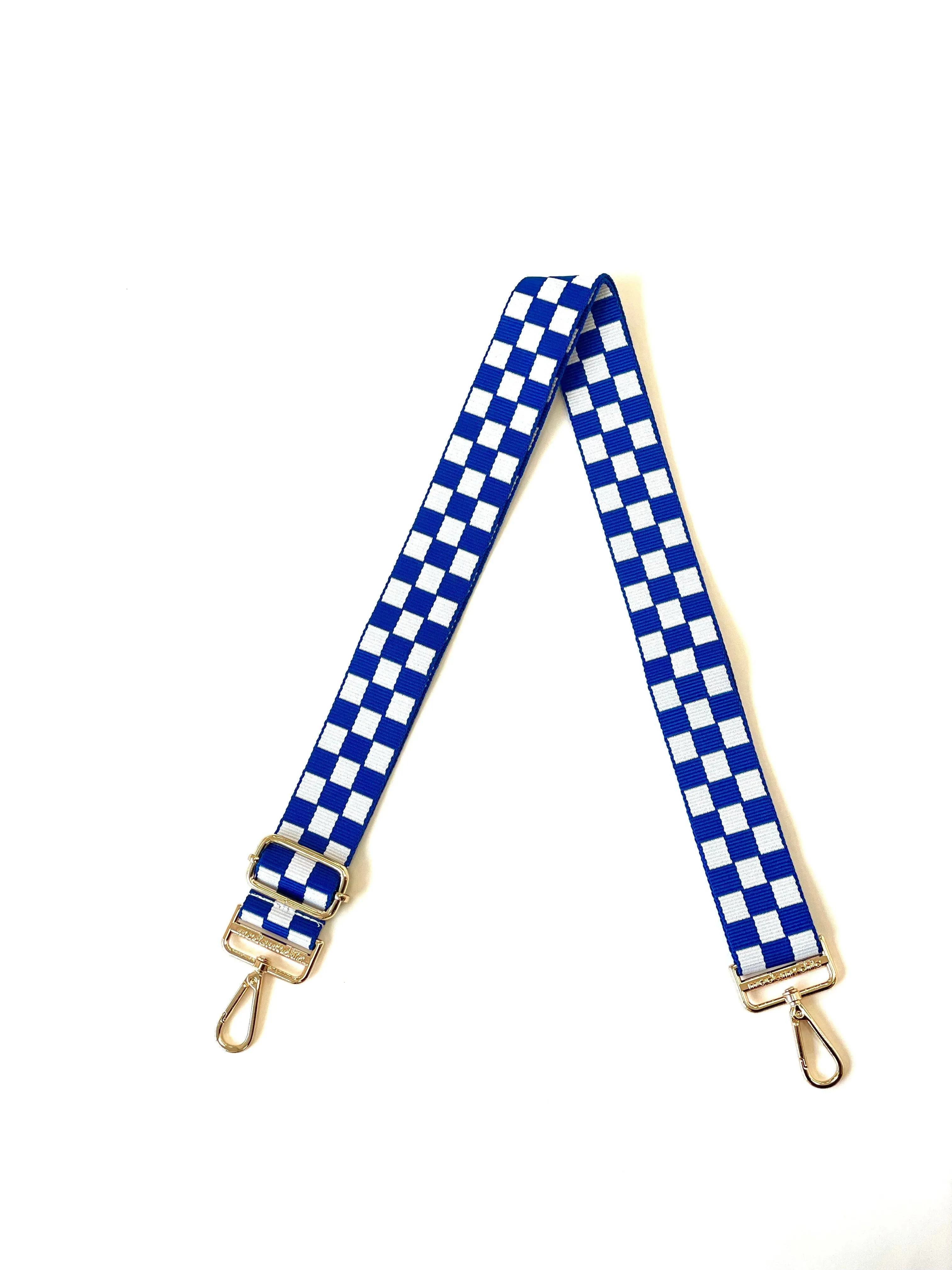 Checkered Adjustable Bag Strap