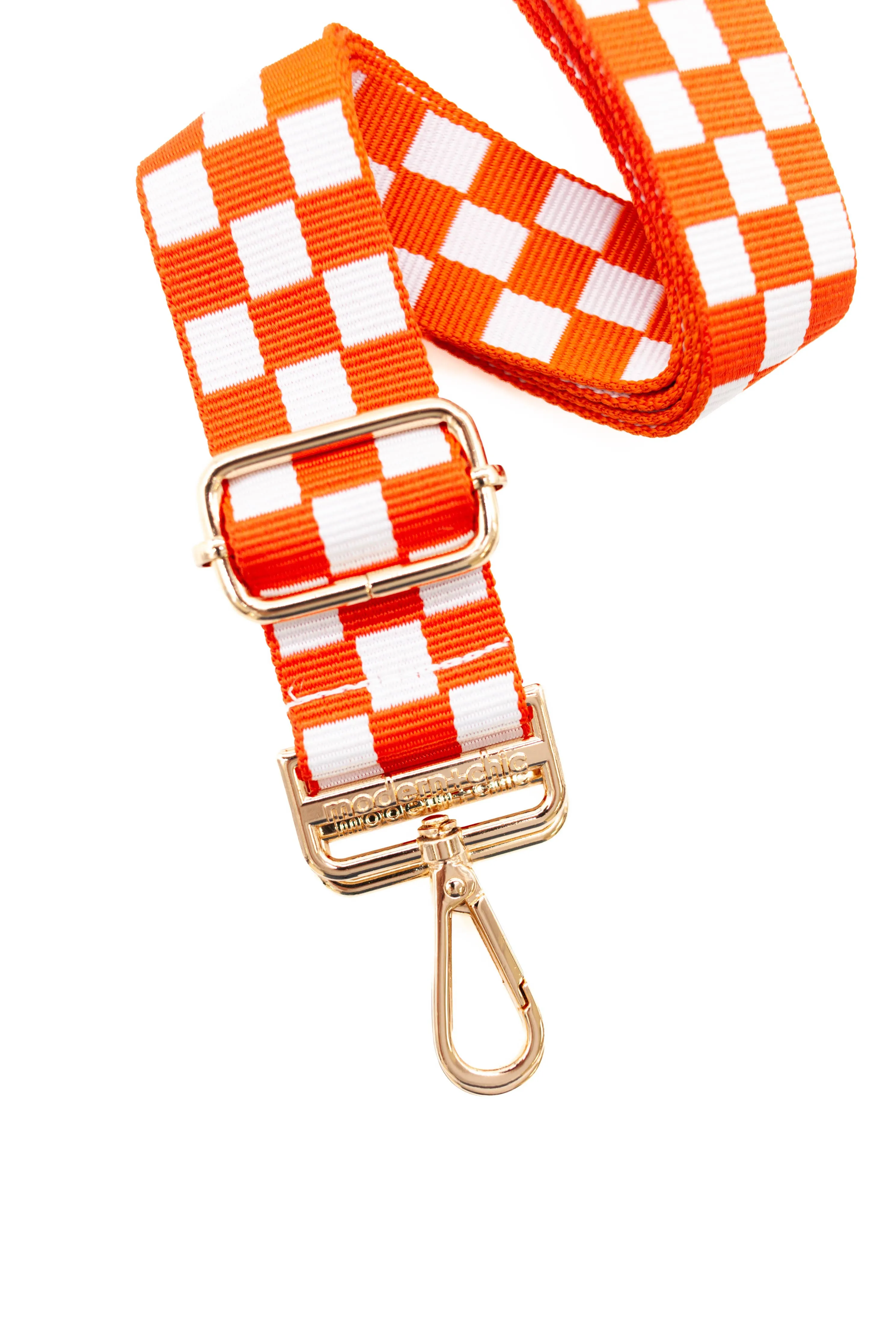 Checkered Adjustable Bag Strap