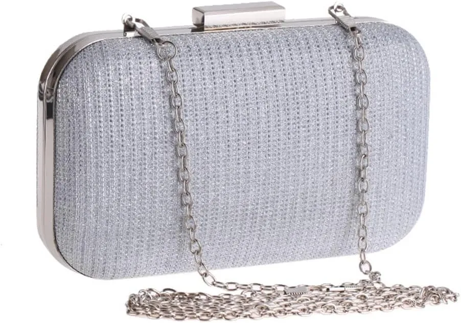 Checkered Chain Diagonal Straddle Bag Dinner Handheld Evening Dress Paired with Handbag