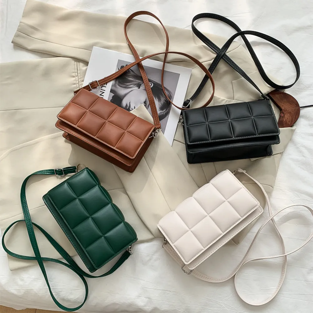 Checkered Chic Crossbody