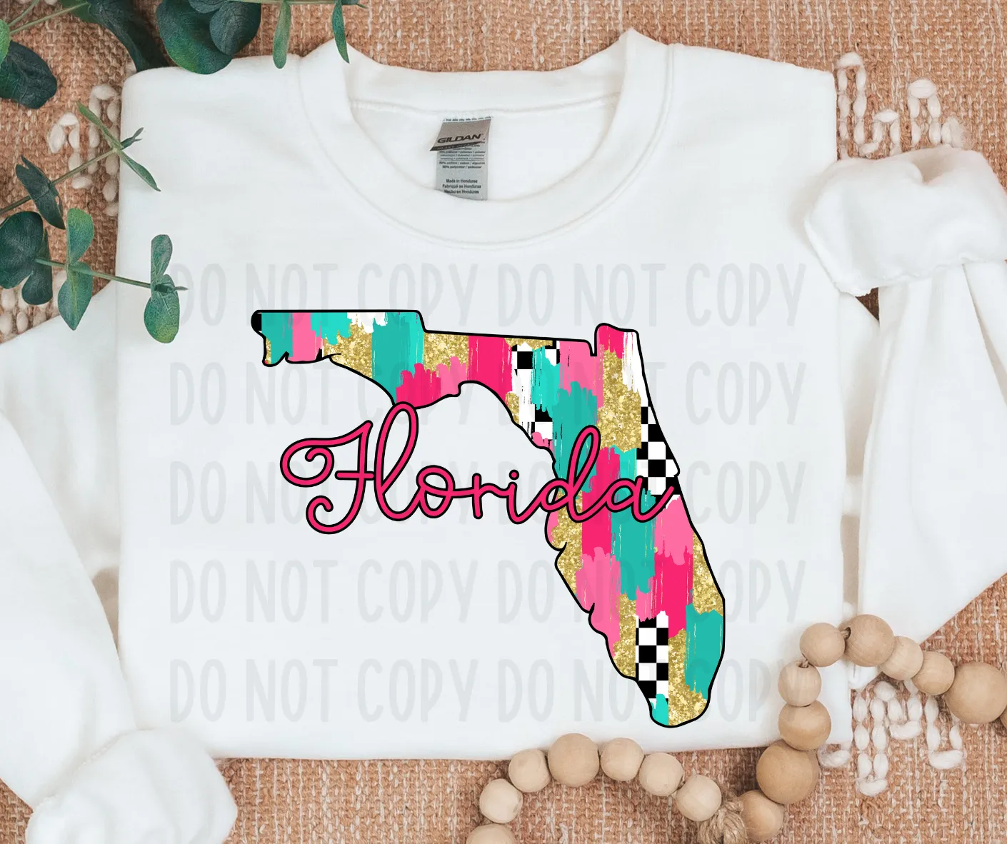 Checkered Florida PNG File - Digital Design