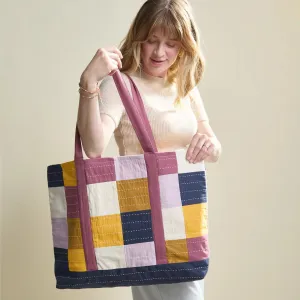 Checkered Tote Bag