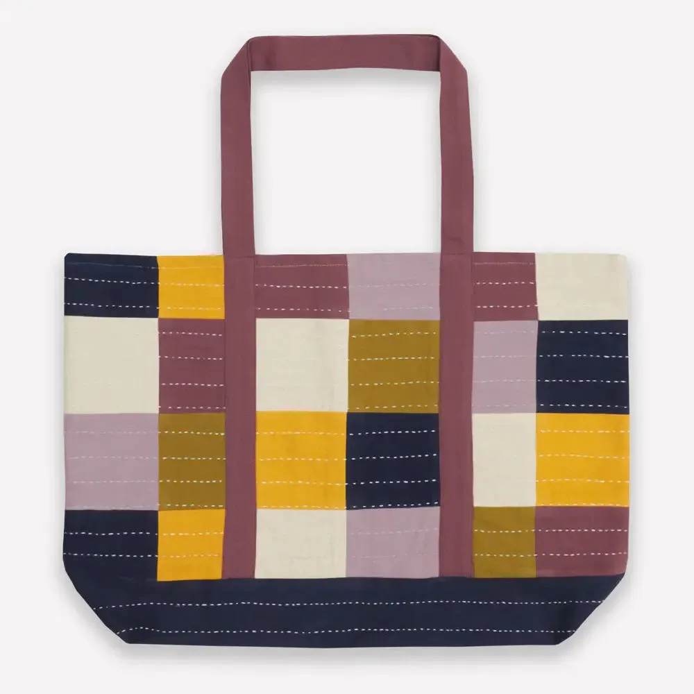 Checkered Tote Bag