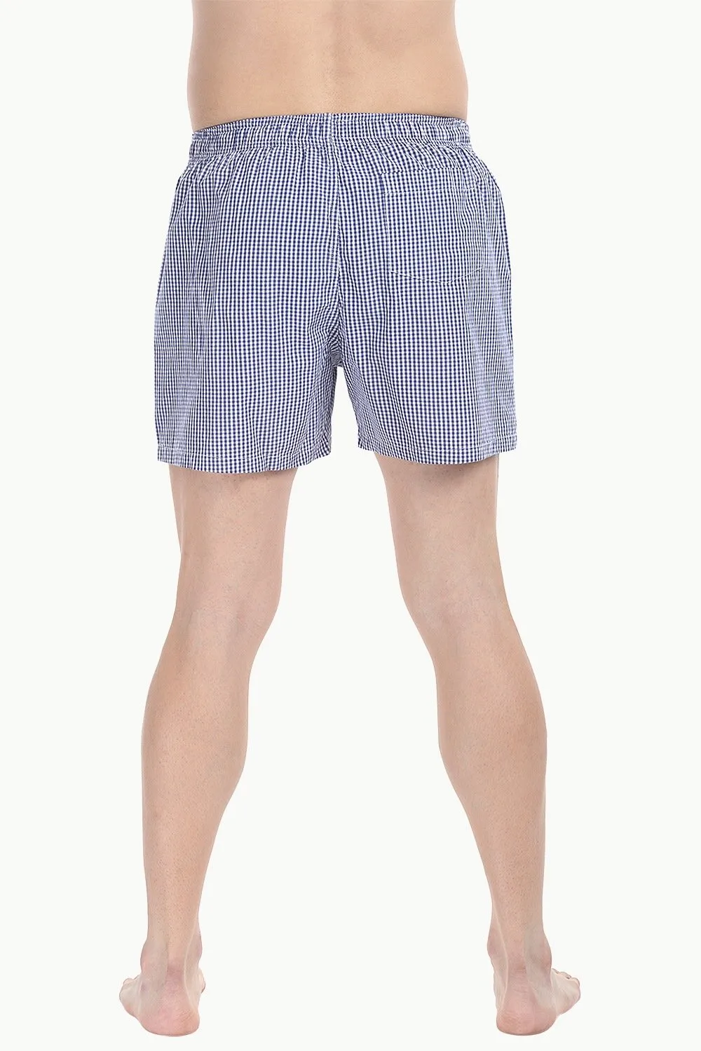 Checkered Weave Boxer Shorts