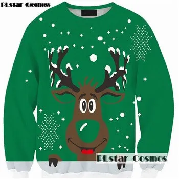 Christmas hat Hip Hop 3d Print  Jumper Pullover