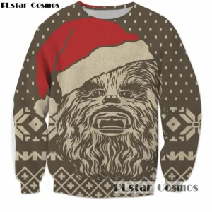 Christmas hat Hip Hop 3d Print  Jumper Pullover