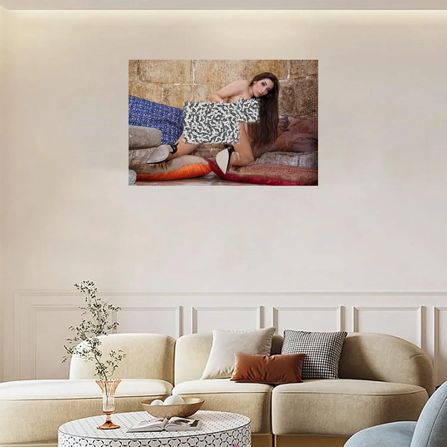 Clea Gaultier Star Sexy Actor Hot Girl Poster 5Wall Art Canvas Printing Living Room Office Bedroom Aesthetic Poster 18x12inch(45x30cm) Unframe-style