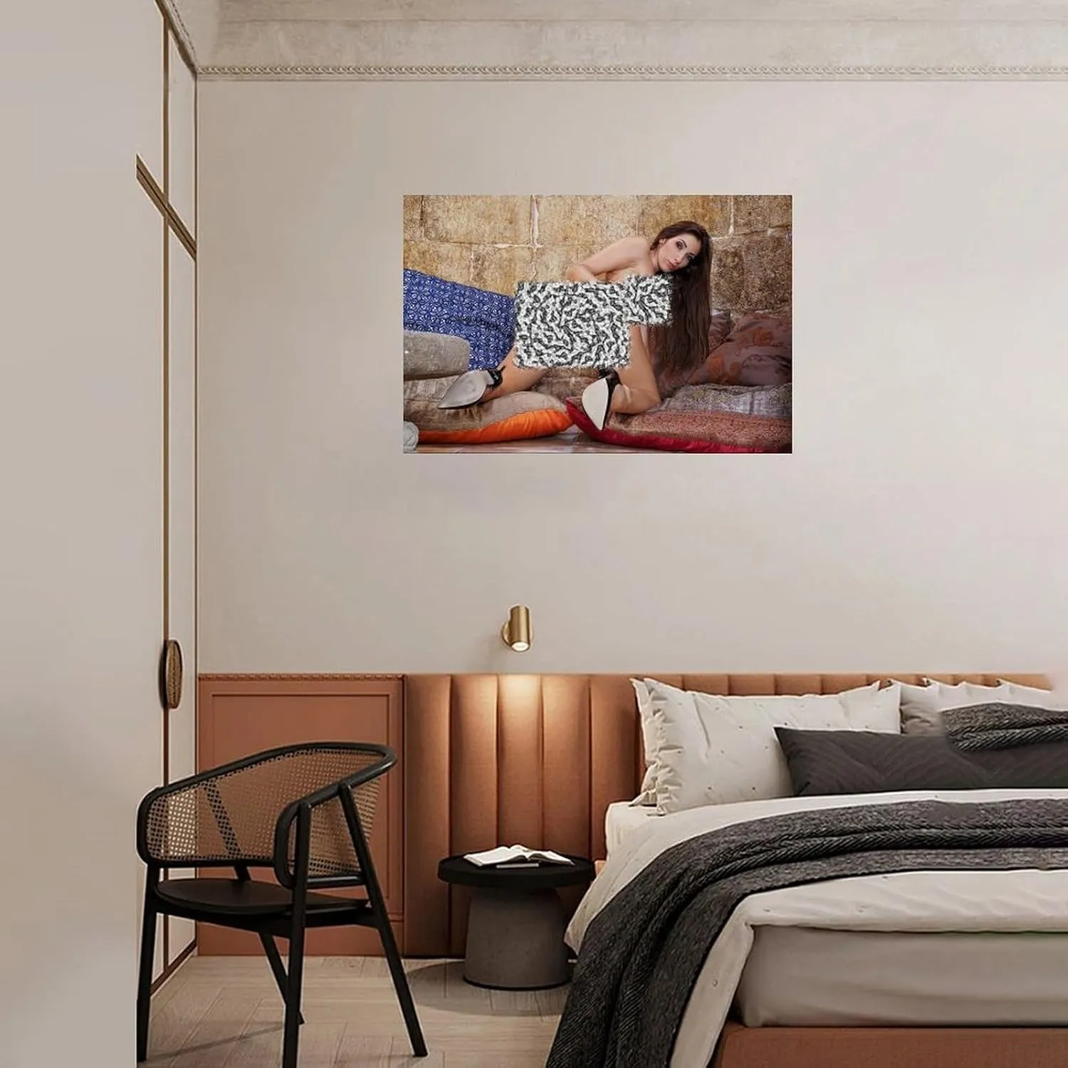 Clea Gaultier Star Sexy Actor Hot Girl Poster 5Wall Art Canvas Printing Living Room Office Bedroom Aesthetic Poster 18x12inch(45x30cm) Unframe-style