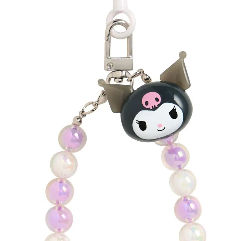 [Clearance]#[Sanrio] Beaded Hand Strap - Kuromi [FEB 2025] Sanrio Original Japan