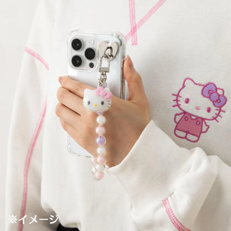 [Clearance]#[Sanrio] Beaded Hand Strap - Kuromi [FEB 2025] Sanrio Original Japan