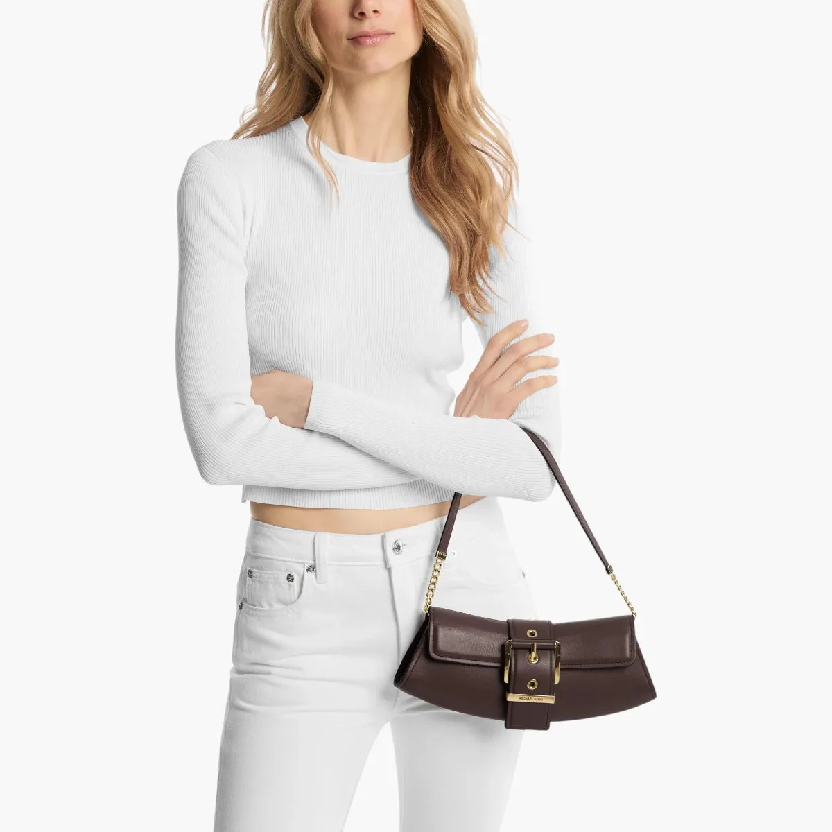 Colby Small Leather Convertible Clutch