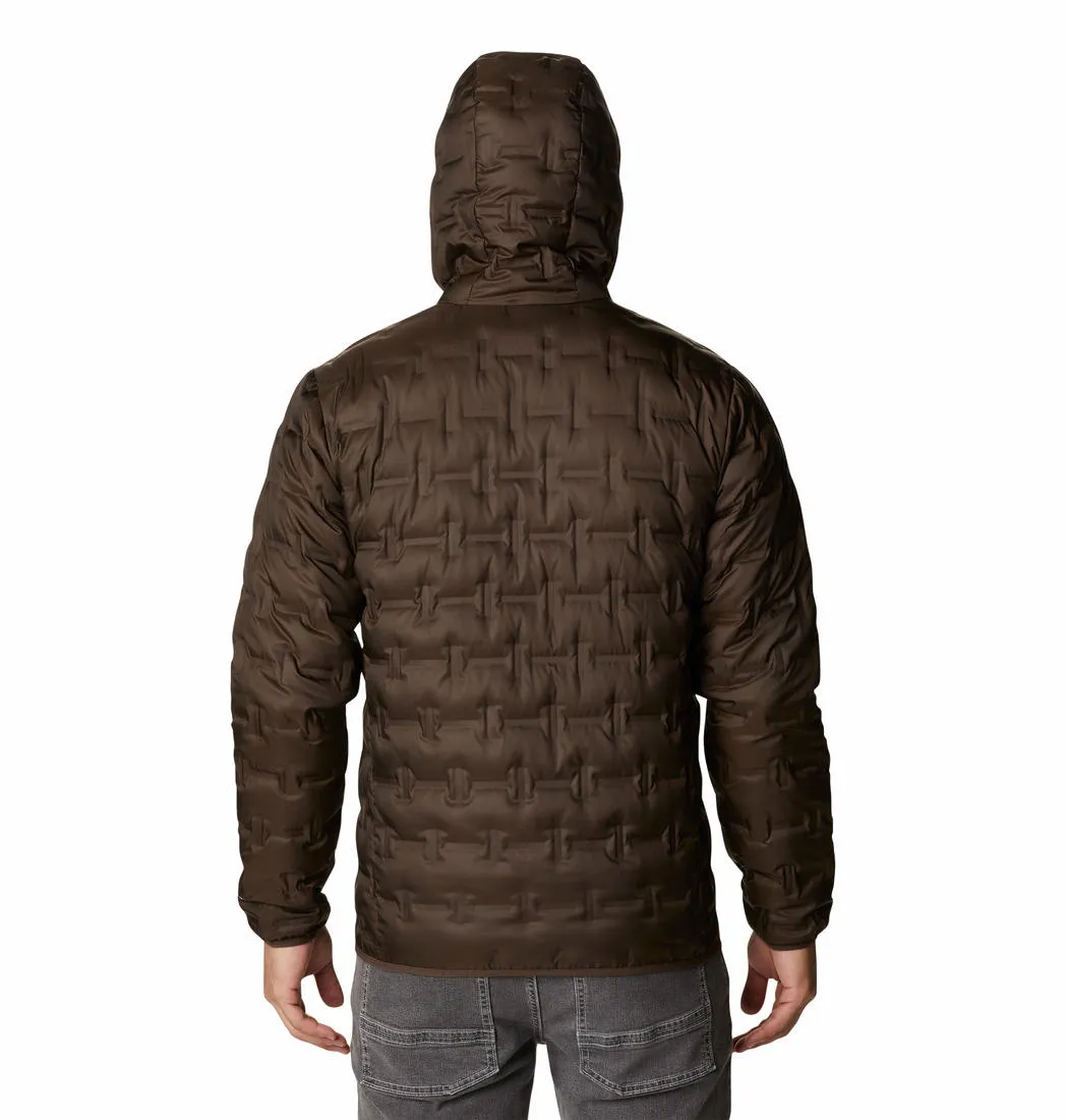 Columbia Men Brown Delta Ridge Down Hooded Jacket