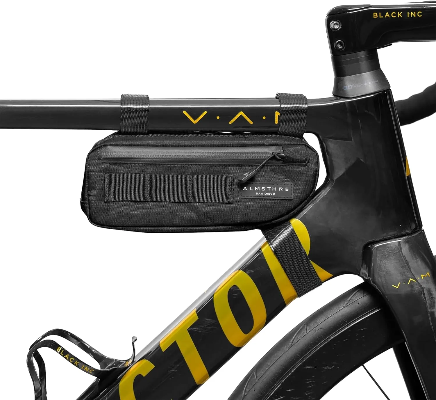 Compact Bike Frame Bag | Weather-Resistant, Waterproof Zippers & Dual-Sided Access for Road, MTB, and Ebike Frames