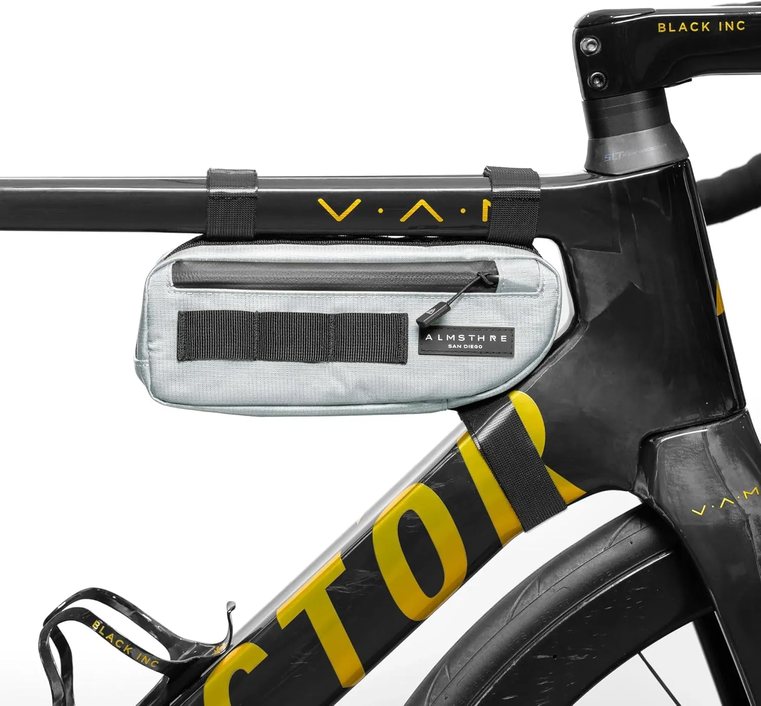 Compact Bike Frame Bag | Weather-Resistant, Waterproof Zippers & Dual-Sided Access for Road, MTB, and Ebike Frames