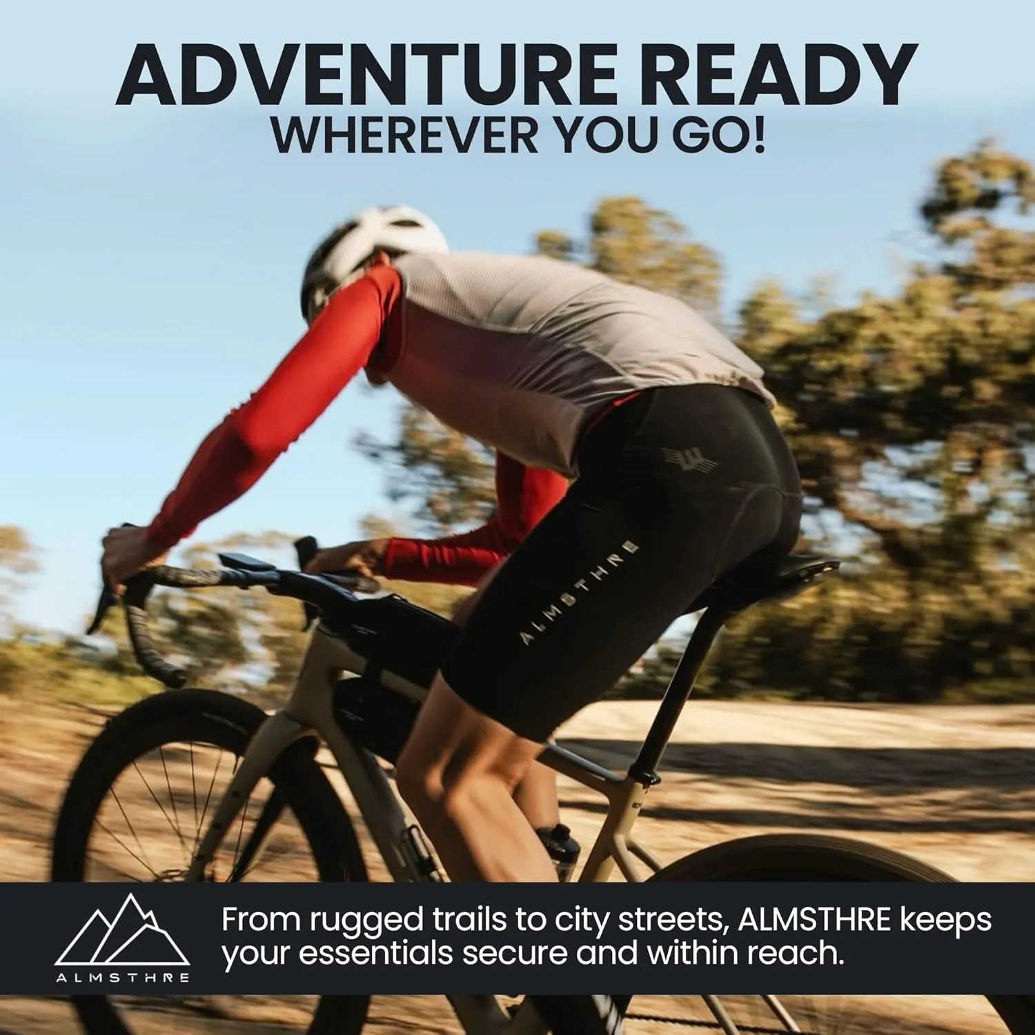 Compact Bike Frame Bag | Weather-Resistant, Waterproof Zippers & Dual-Sided Access for Road, MTB, and Ebike Frames