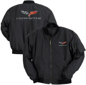 Corvette Aviator Jacket with C6 Logo : 2005-2013 C6 (Large)