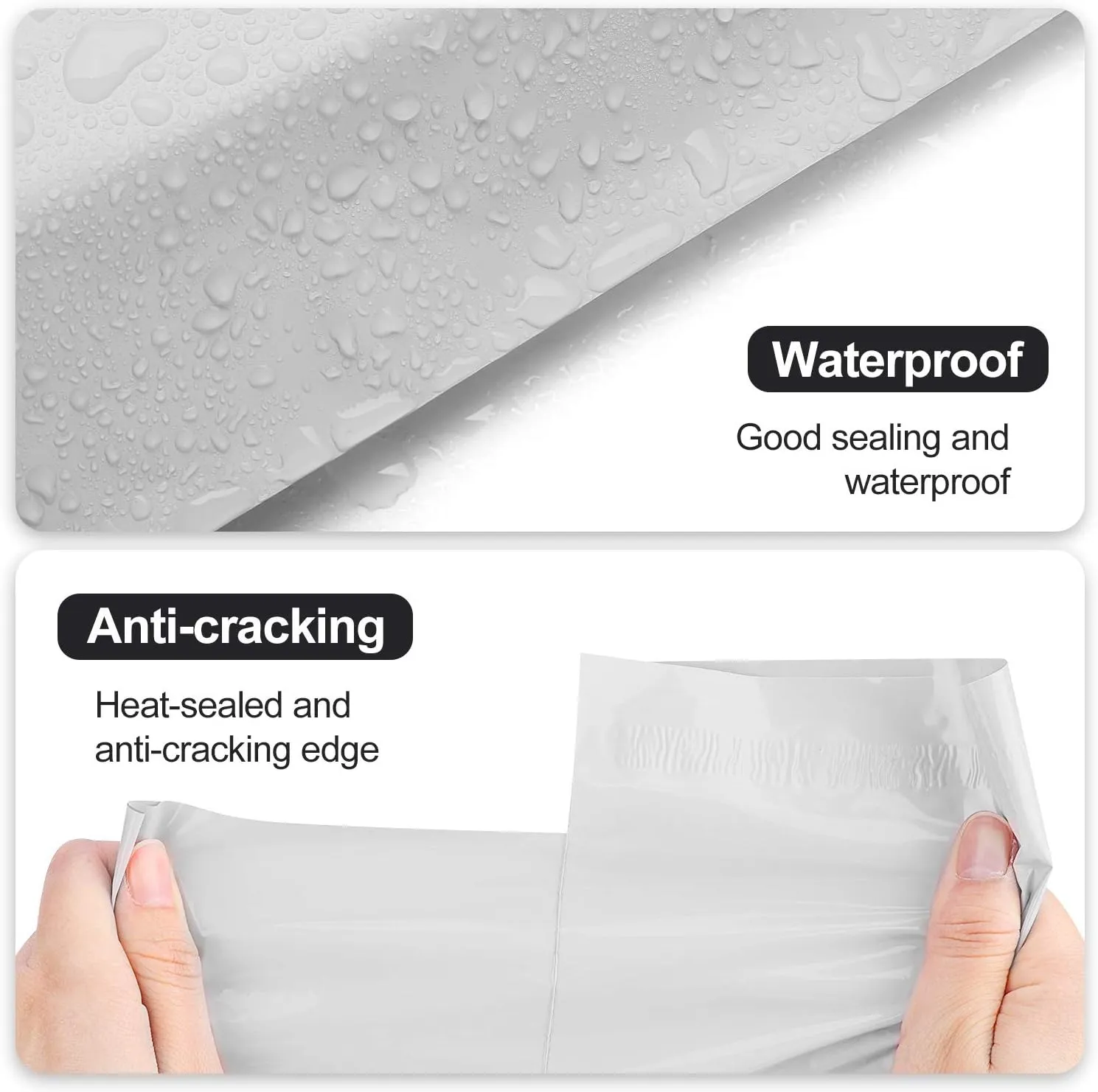 Cozymood Large Poly Mailers 19x24 White Shipping Bags 100 Pcs, Waterproof Packaging Bags, Self-Seal Shipping Envelopes, Shipping Bags for Clothing, Boutique, Shipping Supplies