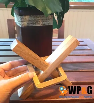 Crazy X in a Box Trick Puzzle IQ Magic 3D Brain Teaser