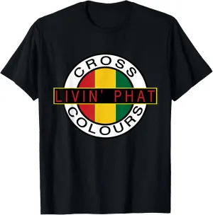 CROSS COLOURS | Retro Graphic 1990's Vintage Unisex-Adult T-Shirt
