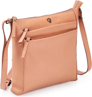 Crossbody Bag for Women Trendy Real Leather Purse Small Soft Pebbled Handbags Crossover Shoulder Pocketbook