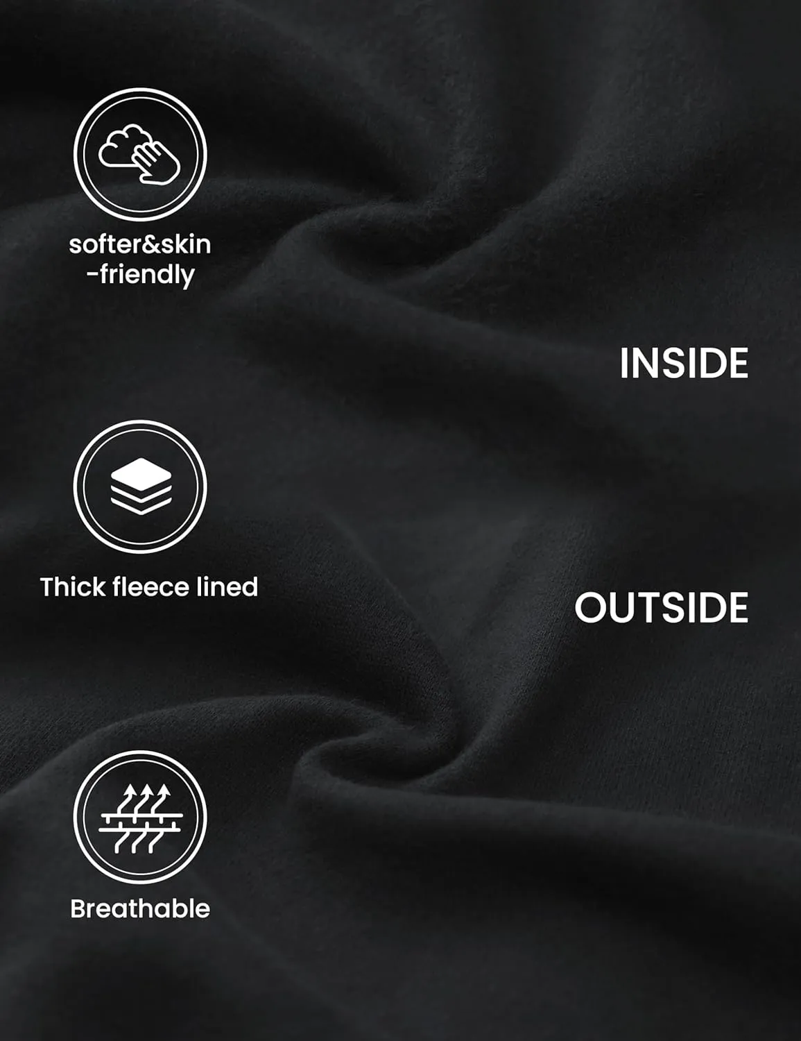 CRZ YOGA Womens Fleece Lined Sweatshirts Half Zip Funnel Neck Pullover Long Sleeve Hip Oversized Hoodies with Thumb Holes