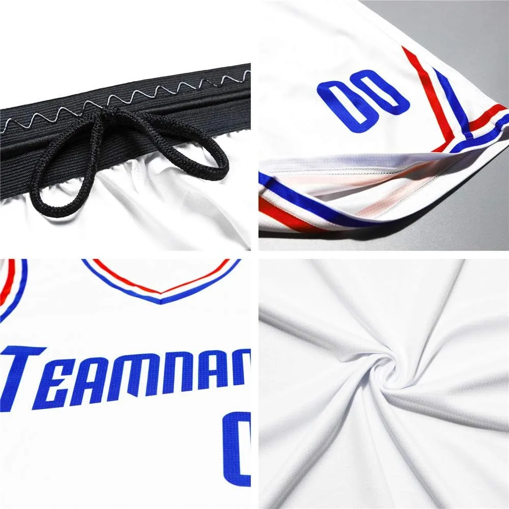 Custom Men Basketball Jersey Set 90s Hip Hop Sportswear Personalized Print Name Number Big Size