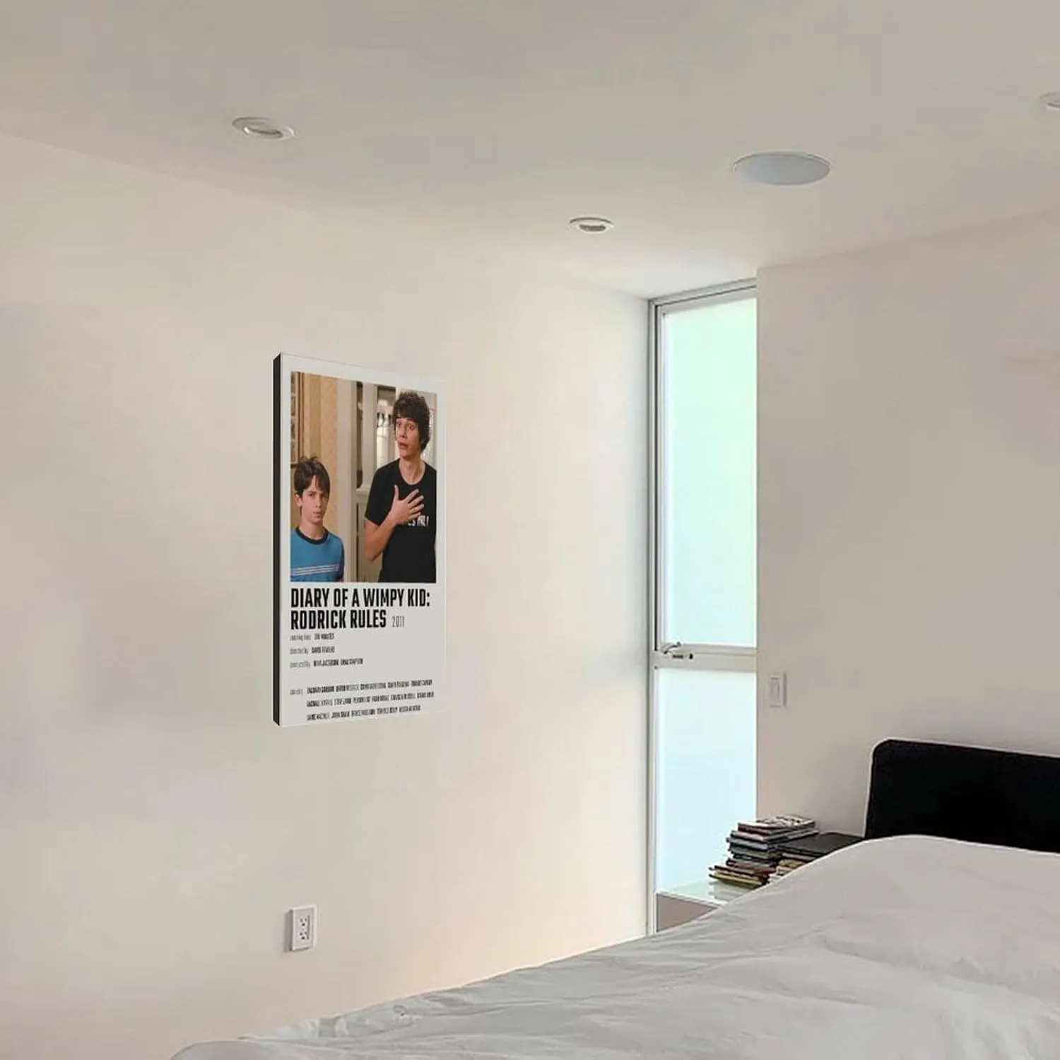 Diary of A Wimpy Kid Roderick Ruehl Minimalist Movie Poster (5) Bedroom Office Room Printed Canvas Poster Wall Art Decoration Painting Aesthetic Poster Frame-style 12x18inch(30x45cm)