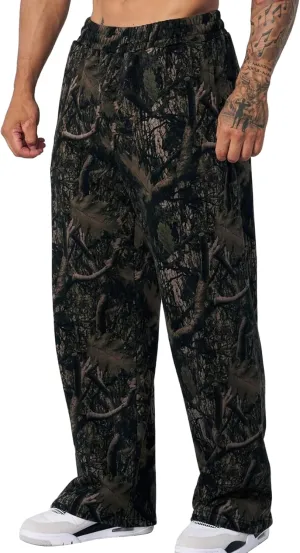 DIOTSR Mens Baggy Sweatpants Athletic Graphic Print Joggers Workout Streetwear Pants with Pockets
